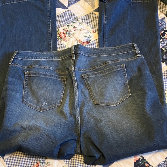 Torrid Button-Fly Blue Jeans - Picture 4 of 7